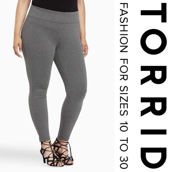 torrid Pants - ❌SOLD❌ Grey Slim Fix All-Nighter Pixie Ponte Pant